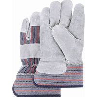 Premium Quality Fitters Gloves, Large, Split Cowhide Palm, Cotton Inner Lining Equipment World