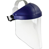 Ratchet Headgear with Faceshield, Polycarbonate, Ratchet Suspension Equipment World