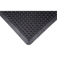 Anti-Fatigue Dome Matting, Bubbled, 2' x 3' x 1/2", Black, Rubber Equipment World