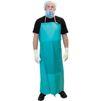 PVC Aprons, PVC, Green, 36" W x 50" L Equipment World