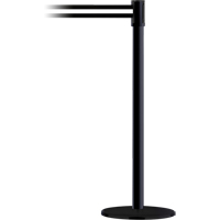 Poteau receveur robuste &agrave; ligne double, Hauteur de 38", Jaune Equipment World