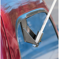 Tiges de s&eacute;curit&eacute; pour travaux l&eacute;gers Safety Whip, Fixation Fen&ecirc;tre, Hauteur 5', Orange Equipment World