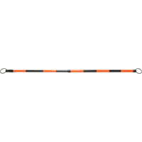 Retractable Cone Bar, 7' 5" Extended Length, Black/Orange SDP614 | Equipment World