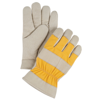 Premium Winter-Lined Work Gloves, Medium, Grain Pigskin Palm, Foam Fleece Inner Lining Equipment World