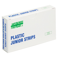 Bandages en bandes Juniors, Rectangulaire/carr&eacute;e, 1-1/2", Plastique, Non st&eacute;rile Equipment World