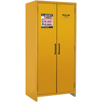 90-Minute EN Safety Storage Cabinet, 30 gal., 2 Door, 35.16" W x 76.89" H x 24.21" D Equipment World