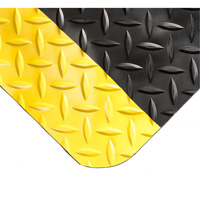 Smart Mats No.497, Diamond, 2' x 10' x 1", Black/Yellow, PVC/Urethane Equipment World