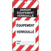 Lockout Tags, Plastic, 3" W x 5-3/4" H, French Equipment World