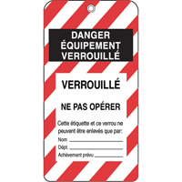 Lockout Tags, Plastic, 3" W x 5-3/4" H, French Equipment World