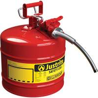 AccuFlow Safety Cans, Type II, Steel, 5 US gal., Red, FM Approved/UL/ULC Listed Equipment World