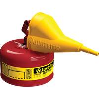 Safety Cans, Type I, Steel, 1 US gal., Red, FM Approved/UL/ULC Listed Equipment World