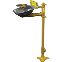 Postes de douche oculaire/faciale Halo, Installation Socle, Bol Acier inoxydable Equipment World