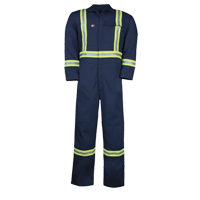 Westex UltraSoft&reg; Unlined Coveralls, Size 34/36, Navy Blue, 12.4 cal/cm2 Equipment World