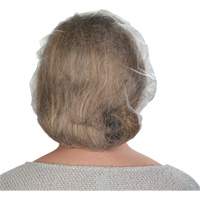 Non-Woven Bouffant Caps, Polypropylene, 21"/Large, White Equipment World