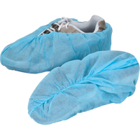 Shoe Covers, Large, Polypropylene, Blue Equipment World