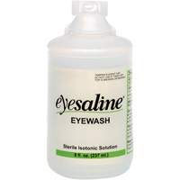 Saline Eyewash Bottles, Full Bottle, 8 oz. Equipment World