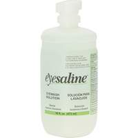 Saline Eyewash Bottles, Full Bottle, 16 oz. Equipment World