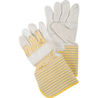 Patch Palm Fitters Gloves, Large, Grain Cowhide Palm, Cotton Inner Lining Equipment World