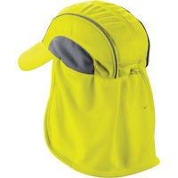 Chill-Its&reg; 6650 Cooling Hats with Neck Shades, Hi-Vis Lime Equipment World