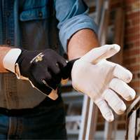 Anti-Vibration Air Glove&reg;, Size Medium, Pearl Leather Palm Equipment World
