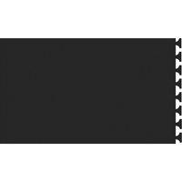 Rejuvenator&reg; Male Mat No. 502, Urethane, 2' W x 5' L, 5/8" Thick, Black Equipment World