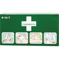 Coagulant 4-dans-1 cederroth, 9" lo x 5-1/2" la Equipment World
