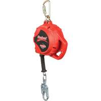 Rebel Self Retracting Lifeline, 33', Galvanized Steel, Swivel Equipment World