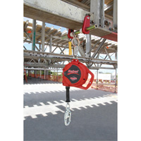 Rebel Self Retracting Lifeline, 33', Galvanized Steel, Swivel Equipment World