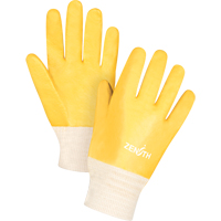 Gants &agrave; fini rugueux et r&eacute;sistants aux produits chimiques, Taille 9, 10" lo, PVC, Doublure en Interlock, 47-mil Equipment World