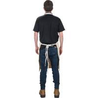 Apron, Cotton, 36" L x 29" W, Natural Equipment World