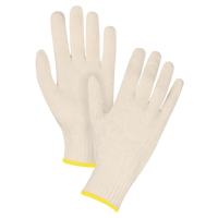 Standard-Duty String Knit Gloves, Poly/Cotton, 7 Gauge, 2X-Large Equipment World
