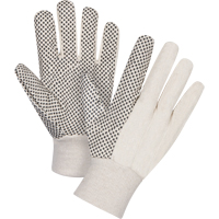 Gants en toile de coton &agrave; pois sur la paume, 8 oz, Petit Equipment World