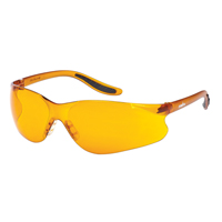 Z500 Series Safety Glasses, Orange Lens, Anti-Scratch, ANSI Z87+/Meets/Exceeds CSA Z94.3 Equipment World