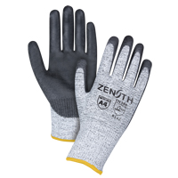 Gants &eacute;lastiques sans coutures r&eacute;sistants &agrave; la coupe, Taille 2T-Grand/11, Calibre 13, Rev&ecirc;tement Polyur&eacute;thane, Enveloppe en PEHP, ANSI/ISEA 105 niveau 4/EN 388 niveau 5 Equipment World