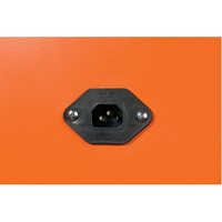 Emergency Preparedness Storage Cabinets, Steel, 4 Shelves, 65" H x 43" W x 18" D, Orange Equipment World