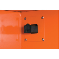 Emergency Preparedness Storage Cabinets, Steel, 4 Shelves, 65" H x 43" W x 18" D, Orange SEG861 | Equipment World