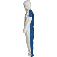 Hooded Coveralls, 4X-Large, Blue/White, Tyvek&reg; 400 D Equipment World