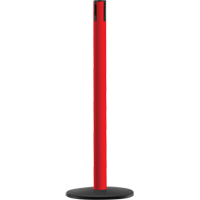 Syst&egrave;me Advance TensaBarrier - Poteau r&eacute;cepteur, Hauteur de 36", Rouge Equipment World