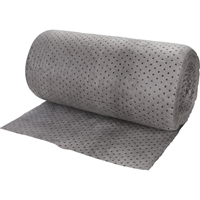 Rouleaux absorbants li&eacute;s de premi&egrave;re qualit&eacute;, Poids moyen, 150' lo x 30" la, Absorption 40 gal. Equipment World