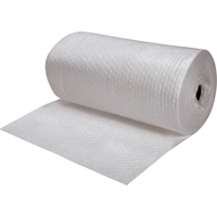 Feuilles absorbantes en fibres fines de premi&egrave;re qualit&eacute;, Lourd, 150' lo x 30" la, Absorption 50 gal. Equipment World