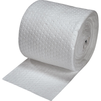 Premium Fine Fiber Sorbent Rolls, Mediumweight, 150' L x 15" W, 20 gal. Absorbancy Equipment World