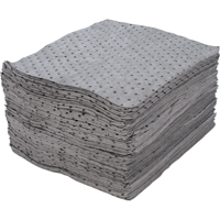 Premium Fine Fibre Sorbent Pads, Universal, 15" x 17", 30 gal. Absorbancy Equipment World