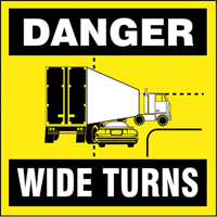 English Traffic Sign, Vinyl, 18" W x 18" H SEI463 | Equipment World