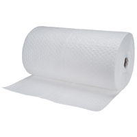 Rouleaux absorbants en fibres fines de calibre industriel, Lourd, 150' lo x 30" la, Absorption 70 gal. Equipment World