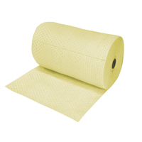 Industrial-Grade Fine Fibre Sorbent Rolls, Heavyweight, 150' L x 30" W, 70 gal. Absorbancy Equipment World