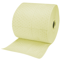 Rouleaux absorbants en fibres fines de calibre industriel, Lourd, 150' lo x 15" la, Absorption 35 gal. Equipment World
