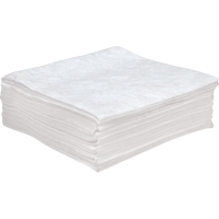 Premium Anti Static Sorbent Pads, Oil Only, 30" x 30", 55 Gal. Absorbancy Equipment World