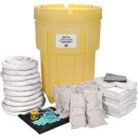 Trousse de lutte contre les d&eacute;versements de premi&egrave;re qualit&eacute; pour atelier, Huile seulement, Baril, Absorbance de 95 gal. US Equipment World