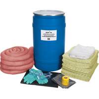 Premium Spill Kit, Hazmat, Drum, 30 US gal. Absorbancy Equipment World
