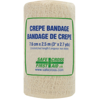 Bandage de cr&ecirc;pe en rouleau, 97-1/5" lo x 3" la, Classe 1 Equipment World